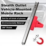 Wholesale Universal Magnetic Air Vent Car Mount Holder QY (Red)